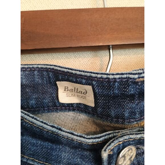 Adriano Goldschmied Jeans Women's 28R Ballad Slim Boot Casual Classic Dark Wash - Picture 4 of 13